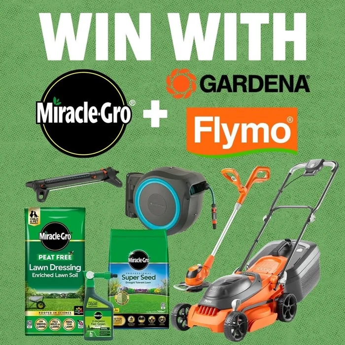 Image for Win A Miracle-Gro Lawn Care Bundle & Flymo Gadgets Worth &pound600+ RRP!
