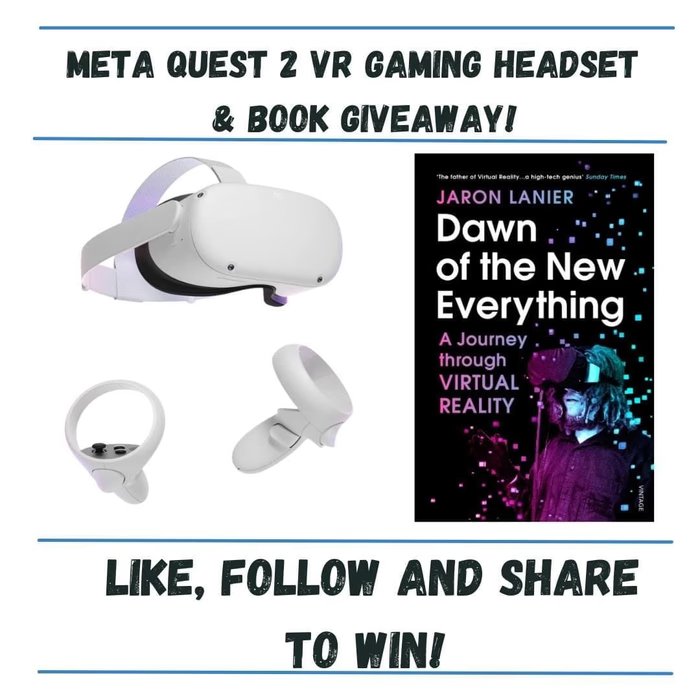 Image of Win a META Quest 2 VR Gaming Headset & Book!
