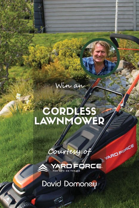 Image of Win a YardForceUK 37cm Cordless Lawnmower
