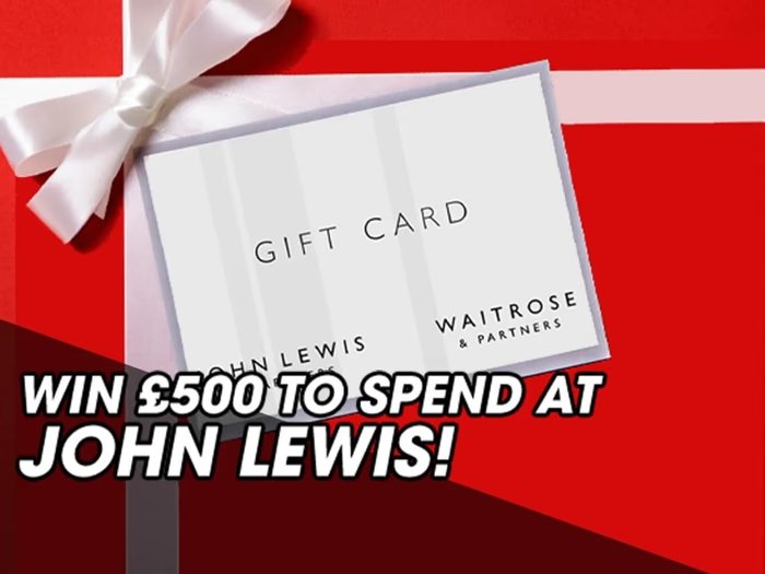 Image of Win a &pound500 John Lewis Gift Card
