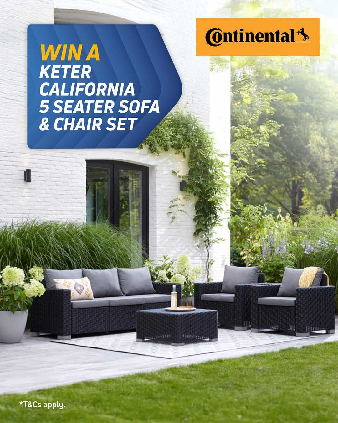 Image of Win a Keter California 5 Seater Sofa & Chair Set!
