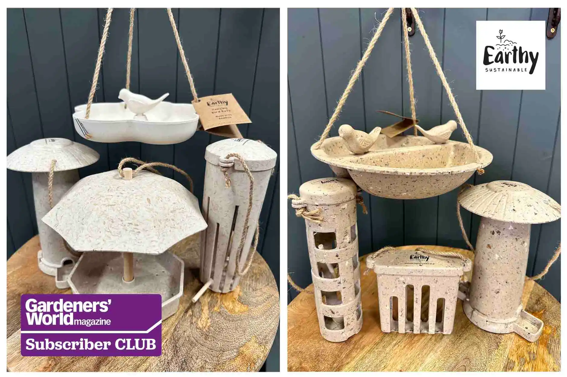 Image of Win a set of recycled bird feeders from Earthy Sustainable
