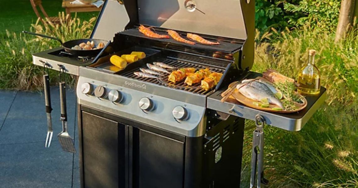 Image of Win! A GoodHome Attaia Black 4 burner Gas BBQ Worth &pound475!
